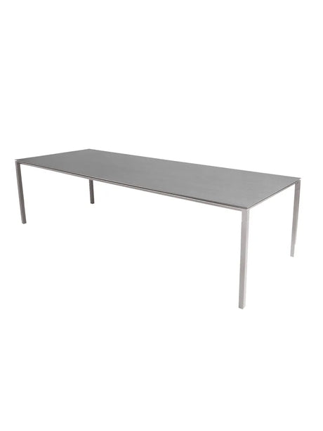 Pure Bord, 280x100 cm fra Cane-line - Taupe / Basalt grey - Jacobsen Plus