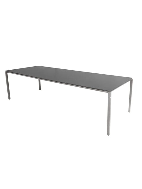 Pure Bord, 280x100 cm fra Cane-line - Taupe / Nero Black - Jacobsen Plus