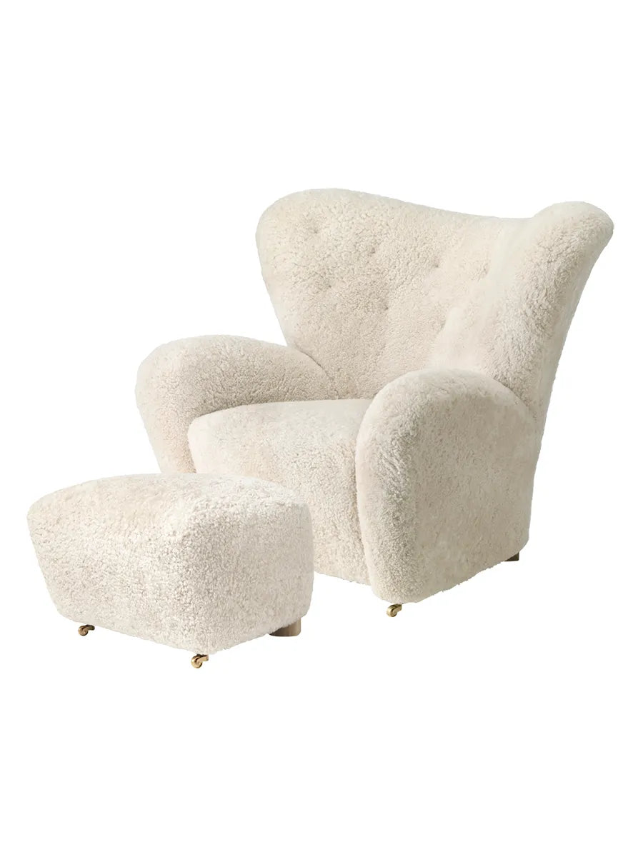 Den Trætte Mand inkl. Skammel, moonlight fra Audo Copenhagen - 1 - Jacobsen Plus