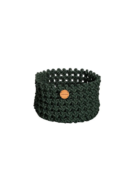 Soft Rope Kurv, Ø40 cm fra Cane-line - Dark green - Jacobsen Plus