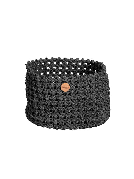 Soft Rope Kurv, Ø50 cm fra Cane-line - Dark grey - Jacobsen Plus