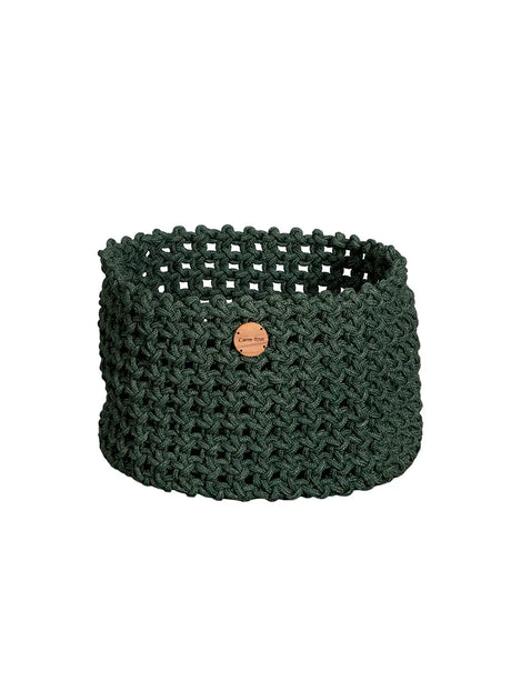 Soft Rope Kurv, Ø50 cm fra Cane-line - Dark green - Jacobsen Plus