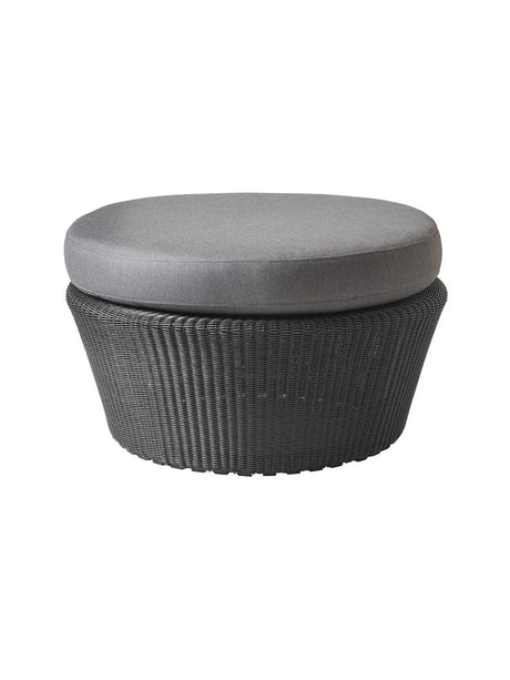 Hynde til Kingston Fodskammel fra Cane-line - Grey, Cane-line Natté inkl. QuickDry - Jacobsen Plus