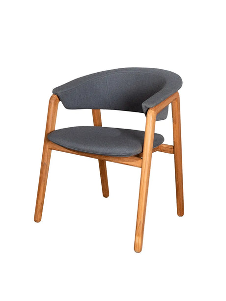 Luna Stol, teak/grey fra Cane-line - 1 - Jacobsen Plus