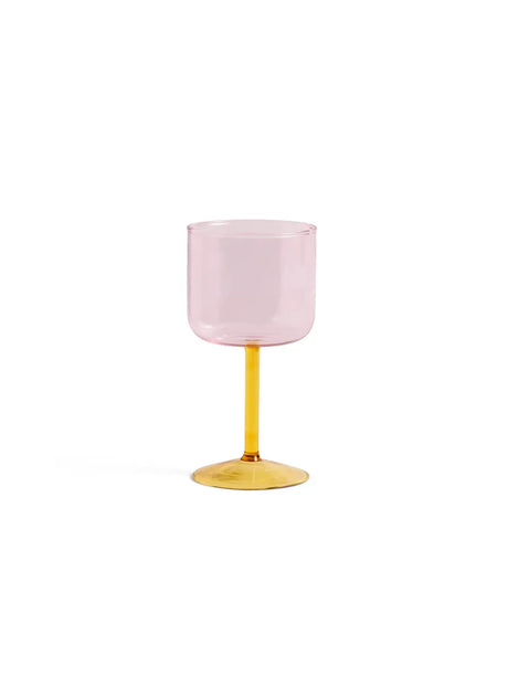 Tint Wine Glass fra Hay - Pink-Yellow - Jacobsen Plus