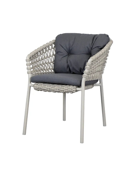 Ocean Stol, Soft Rope fra Cane-line - Sand / Grey, Cane-line Natté - Jacobsen Plus