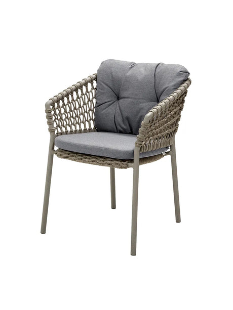 Ocean Stol, Soft Rope fra Cane-line - Taupe / Grey, Cane-line Natté - Jacobsen Plus