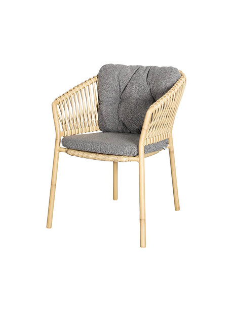 Ocean stol, Weave fra Cane-line - Natural / Dark grey, Cane-line Wove - Jacobsen Plus