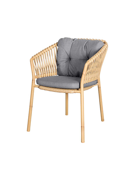 Ocean stol, Weave fra Cane-line - Natural / Grey, Cane-line Natté - Jacobsen Plus