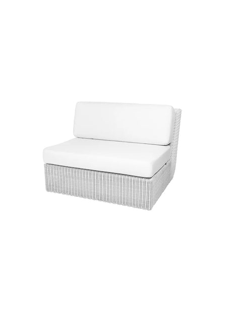 Savannah Enkelt Modul, hvid/grå modul fra Cane-line - Hvid, Cane-line Natte hynde - Jacobsen Plus