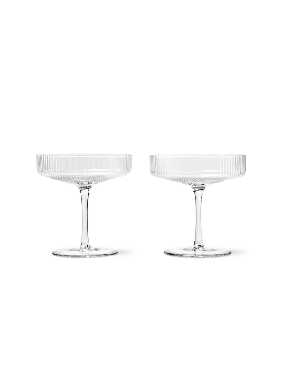 Ripple champagneglas fra Ferm Living - 1 - Jacobsen Plus