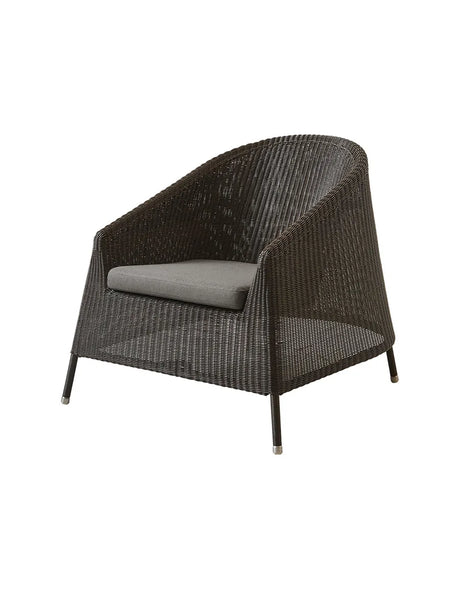 Kingston Loungestol fra Cane-line - Mocca / Taupe, Cane-line Natté - Jacobsen Plus