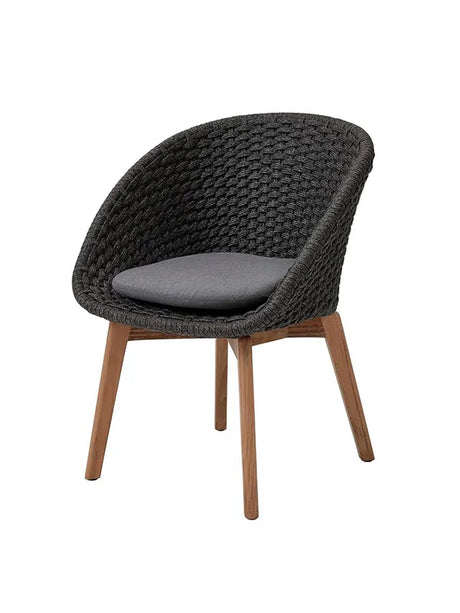 Peacock Stol, Soft Rope m/ben i teak fra Cane-line - 1 - Jacobsen Plus