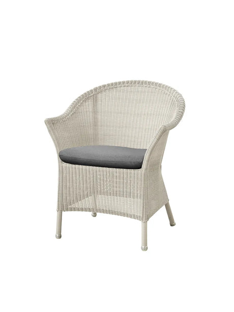 Lansing Havestol fra Cane-line - Sand / Grå, Cane-line Natte hynde - Jacobsen Plus