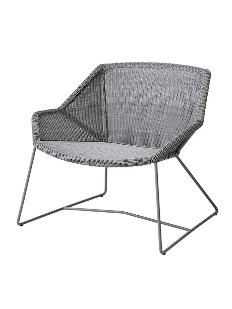 Breeze Loungestol fra Cane-line - Light grey / Ingen hynde - Jacobsen Plus