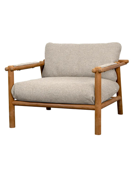 Sticks Loungestol, teak fra Cane-line - Desert Sand, Cane-line Rise - Jacobsen Plus