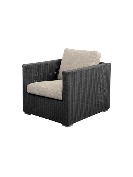 Chester Loungestol fra Cane-line - Graphite / Desert Sand, Cane-line Rise - Jacobsen Plus