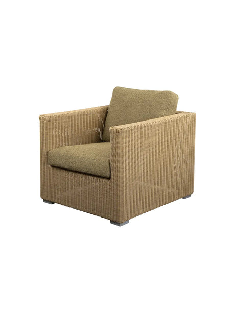 Chester Loungestol fra Cane-line - Natural / Turmeric Yellow, Cane-line Rise - Jacobsen Plus