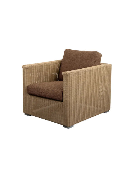 Chester Loungestol fra Cane-line - Natural / Umber Brown, Cane-line Rise - Jacobsen Plus
