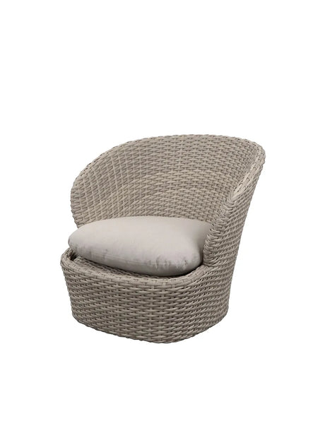 Coast Loungestol med. Swivel, sand fra Cane-line - Sand, Cane-line Natté - Jacobsen Plus