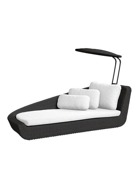 Savannah Daybed, højre fra Cane-line - Hvid, Cane-line Natte hynde - Jacobsen Plus