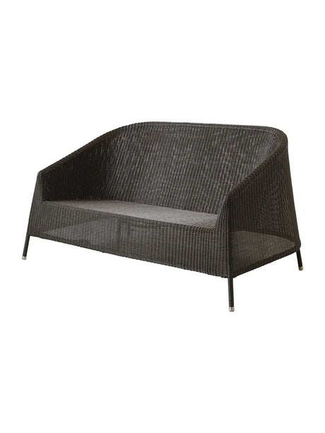 Kingston 2-pers. Loungesofa fra Cane-line - Mocca / Ingen hynde - Jacobsen Plus