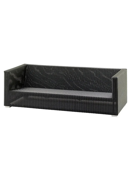 Chester 3-pers Loungesofa fra Cane-line - Graphite / Ingen hynde - Jacobsen Plus