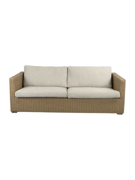 Chester 3-pers Loungesofa fra Cane-line - Natural / Desert Sand, Cane-line Rise - Jacobsen Plus