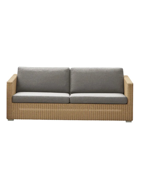 Chester 3-pers Loungesofa fra Cane-line - Natural / Taupe, Cane-line Natté - Jacobsen Plus