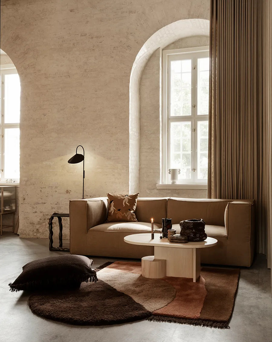 Catena Sofa Combi 1 Cotton Linen, natural fra Ferm Living