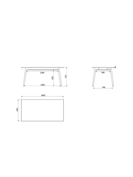 C35B Spisebord fra FDB Møbler - 2 - Jacobsen Plus