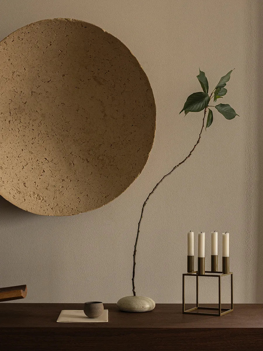 Kubus 4 Lysestage, olive fra Audo Copenhagen - 4 - Jacobsen Plus