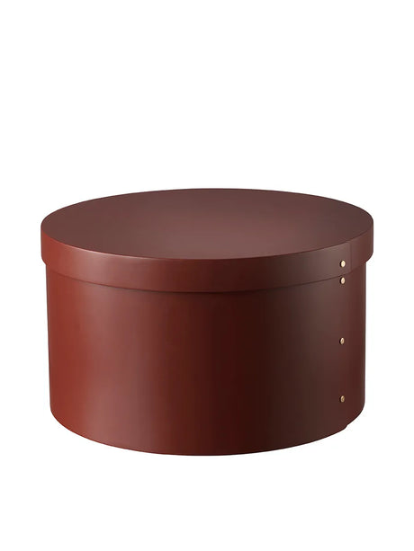 X3 Drejø Opbevaringsæske, Ø42 cm fra FDB Møbler - Oxide Red - Jacobsen Plus