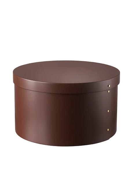 X3 Drejø Opbevaringsæske, Ø42 cm fra FDB Møbler - Chocolate Brown - Jacobsen Plus