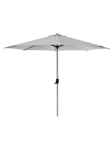 Sunshade Parasol Ø300 m. Krank fra Cane-line - Light grey - Jacobsen Plus