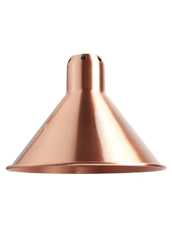 Lampeskærme fra Lampe Gras - Kobber / Conic shade-skærm - Ø210mm - Jacobsen Plus