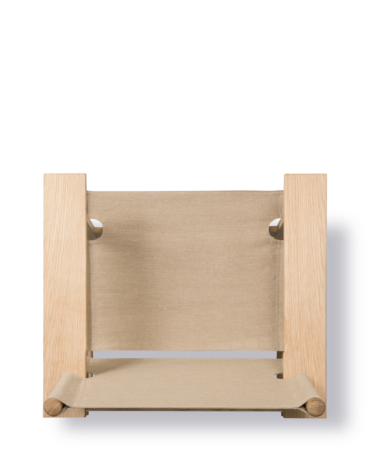 The Canvas Chair, lys olieret eg natur canvas af Børge Mogensen - 8 - Jacobsen Plus