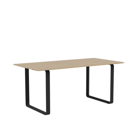 70/70 Bord fra Muuto - 170 x 85 cm / Solid Oak Black - Jacobsen Plus