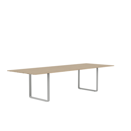 70/70 Bord fra Muuto - 295 x 108 cm / Solid Oak Grey - Jacobsen Plus