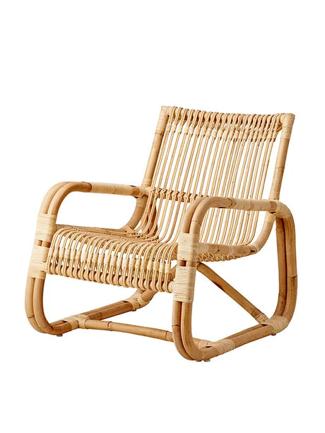 Curve Loungestol Indoor fra Cane-line - Natur rattan - Jacobsen Plus