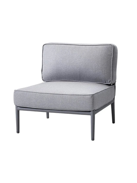 Conic Enkeltmodul inkl. Hyndesæt fra Cane-line - Light grey - Jacobsen Plus