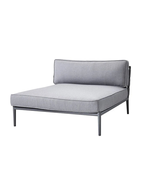 Conic Daybed Modul inkl. Hyndesæt fra Cane-line - Light grey - Jacobsen Plus
