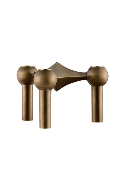 Nagel Lysestage, bronzeret messing fra STOFF Nagel - 1 stk. - Jacobsen Plus