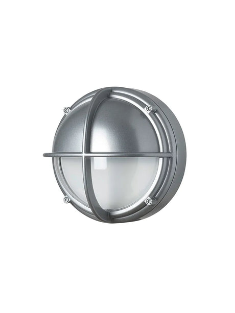 Skot væglampe fra Louis Poulsen - Aluminium / Halvafskærmet klar - Jacobsen Plus