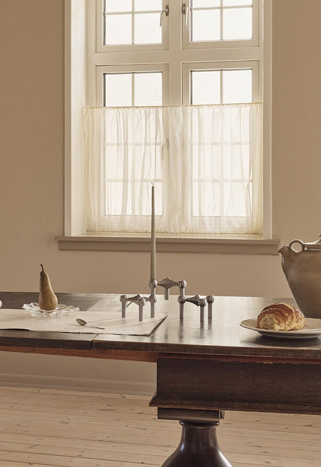 Nagel Lysestage, børstet krom fra STOFF Nagel - 1 - Jacobsen Plus