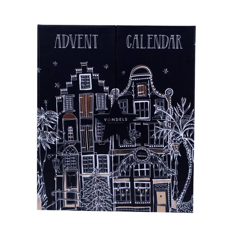 Vondels Adventskalender – Sæt med 9 julekugler