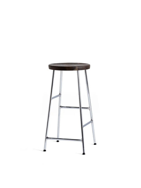Cornet Barstol fra Hay - Low / Smoked oak / Chromed steel - Jacobsen Plus