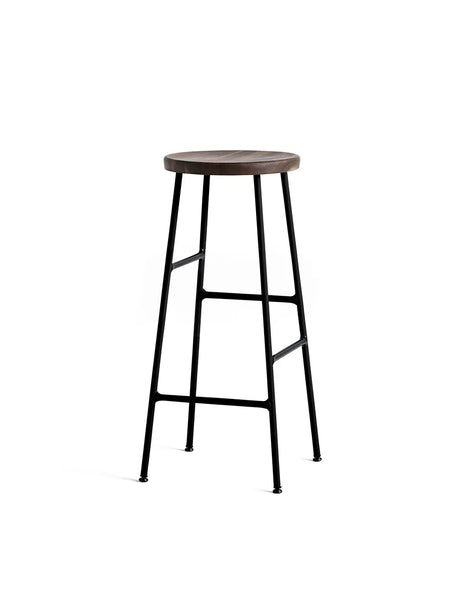 Cornet Barstol fra Hay - High / Smoked oak / Soft black powder coated steel - Jacobsen Plus