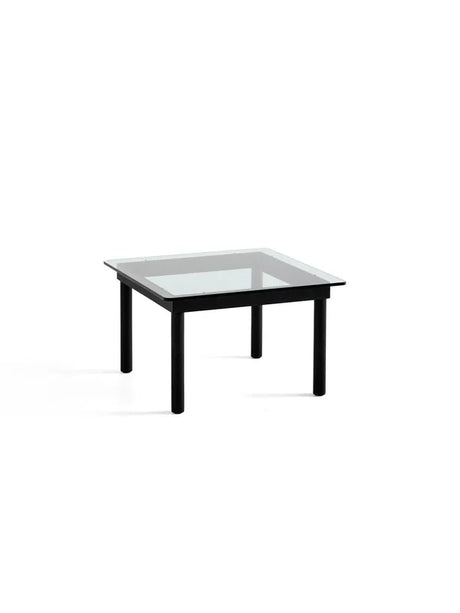 Kofi Sofabord 60x60 fra Hay - Clear glass / Black water-based lacquered oak - Jacobsen Plus
