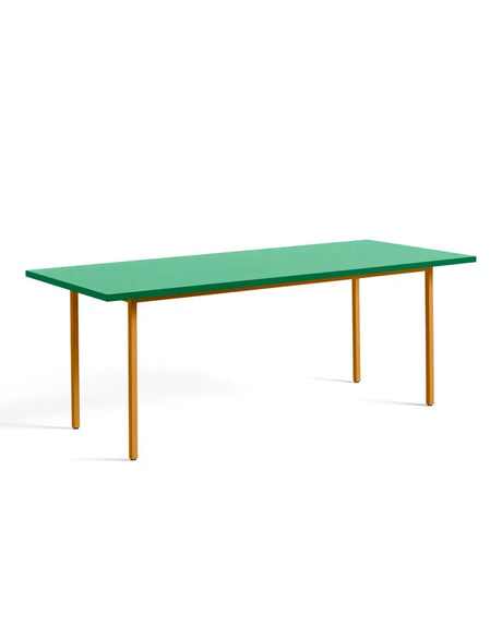 Two-Colour Spisebord 200x90 fra Hay - Green mint / Ochre - Jacobsen Plus